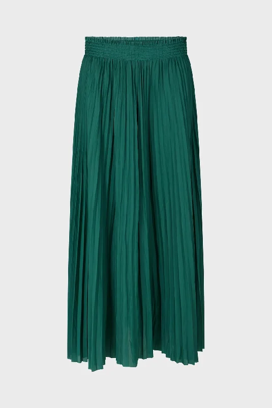 Skirt Carry Daj40a134 Emerald cashmere skirt rich