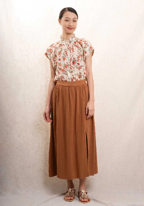 Skirt J260 Camel mini skirt trendy