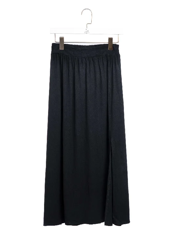 Skirt J260 Noir linen skirt breathable