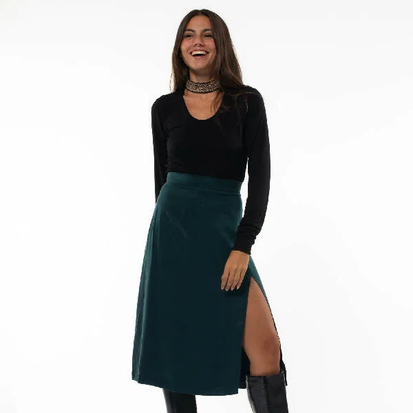 Venere Cupro Viscose Skirt silk skirt luxurious